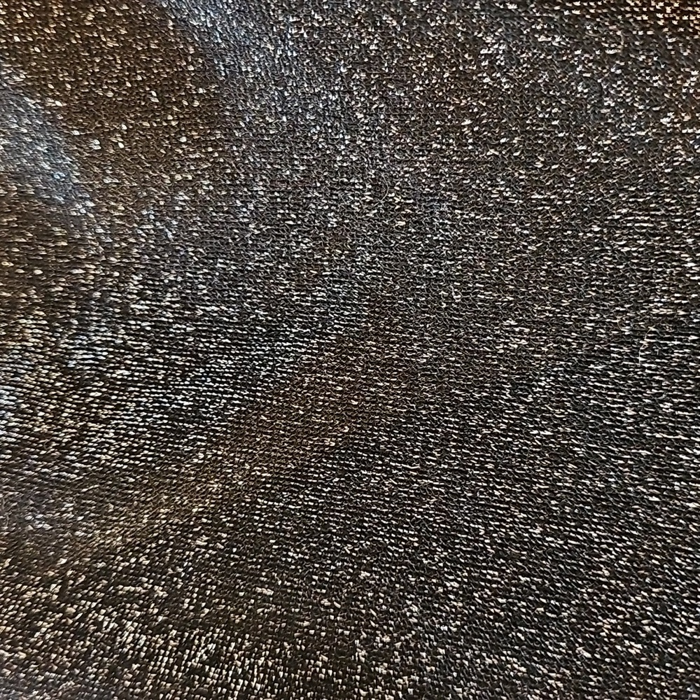 PINK Black Sparkly Leggings Size M - Picture 2 of 7